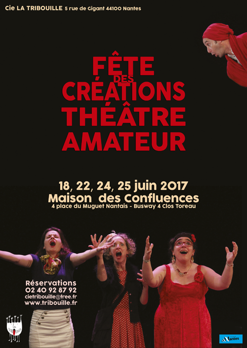 Affiche fête des créations amateurs 2017 Tribouille